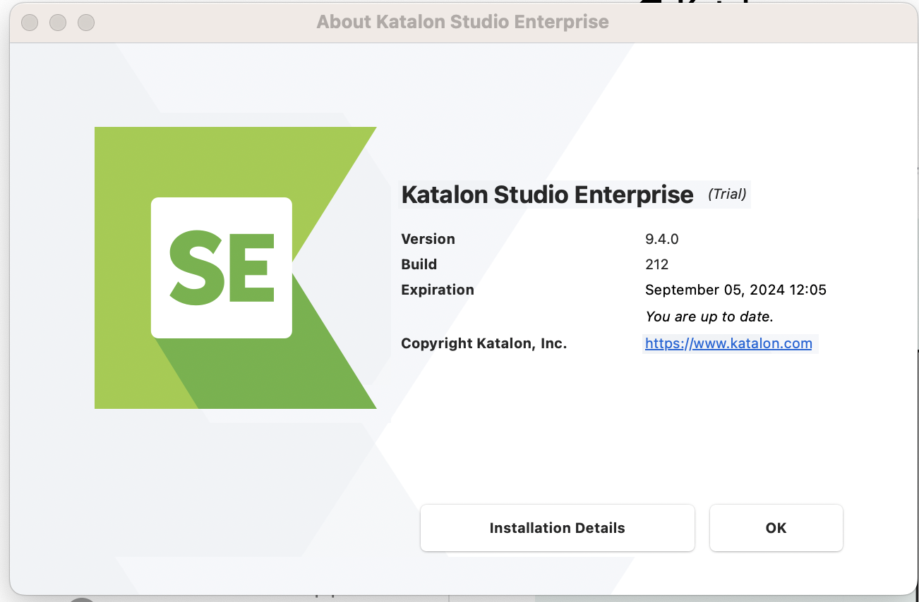 Katalon Studio homepage