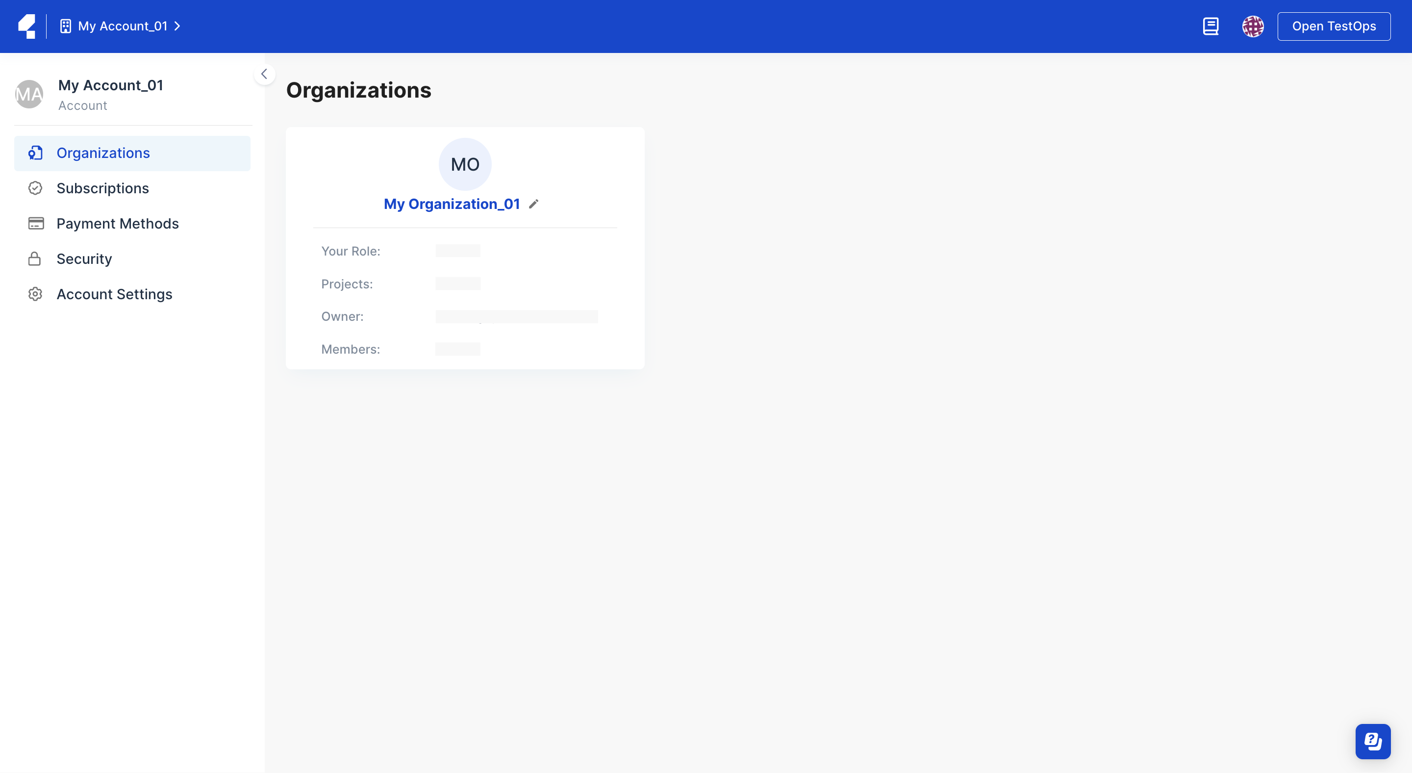 View user management settings in Katalon TestOps.