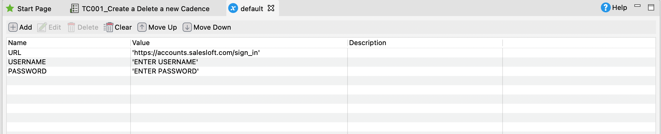 execute Oracle sample test