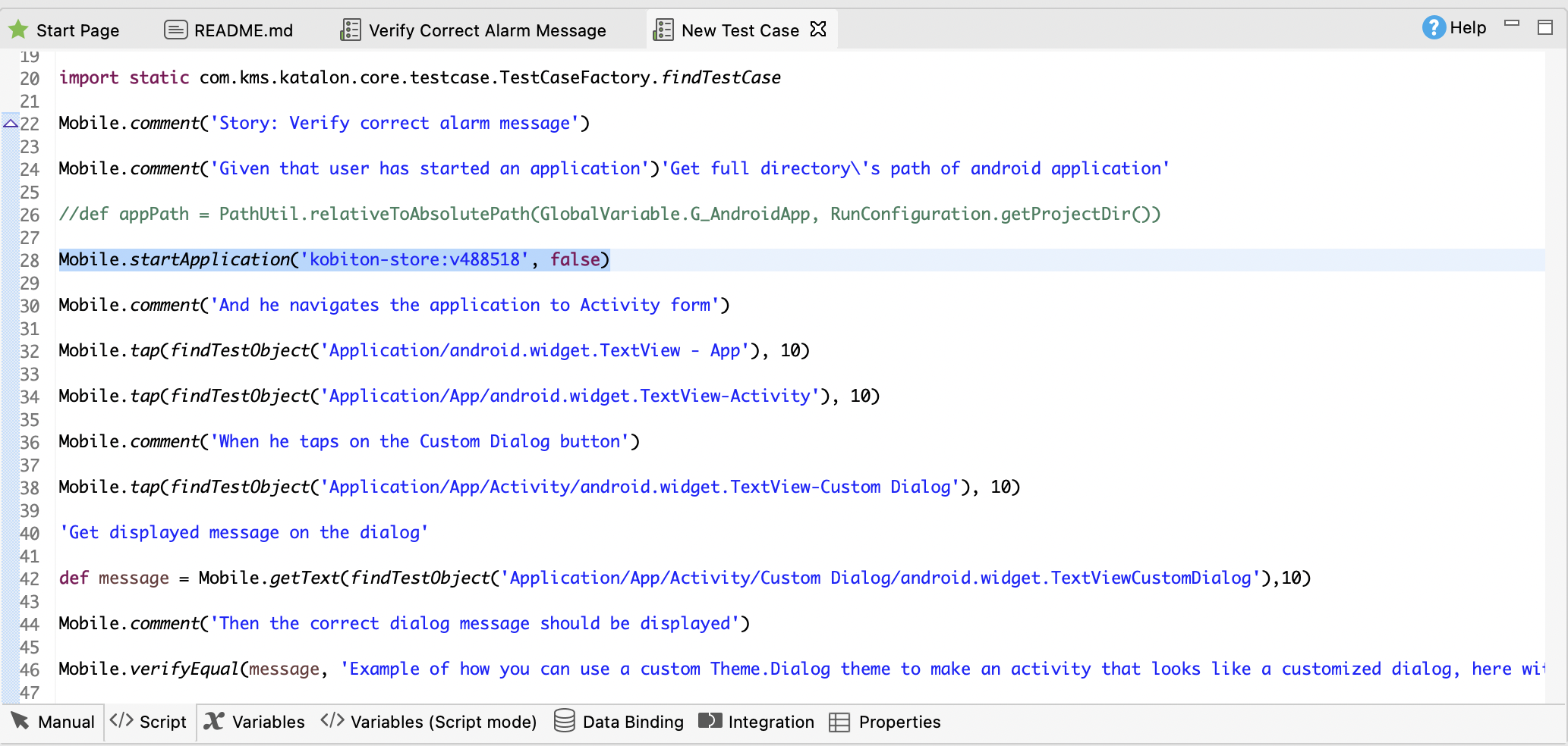 replace appPath with Kobiton's app desired capability