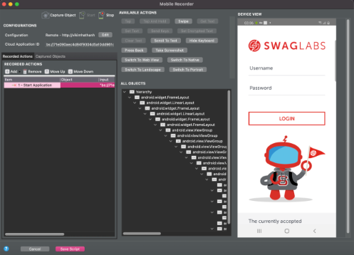 Record your test case with BrowserStack.